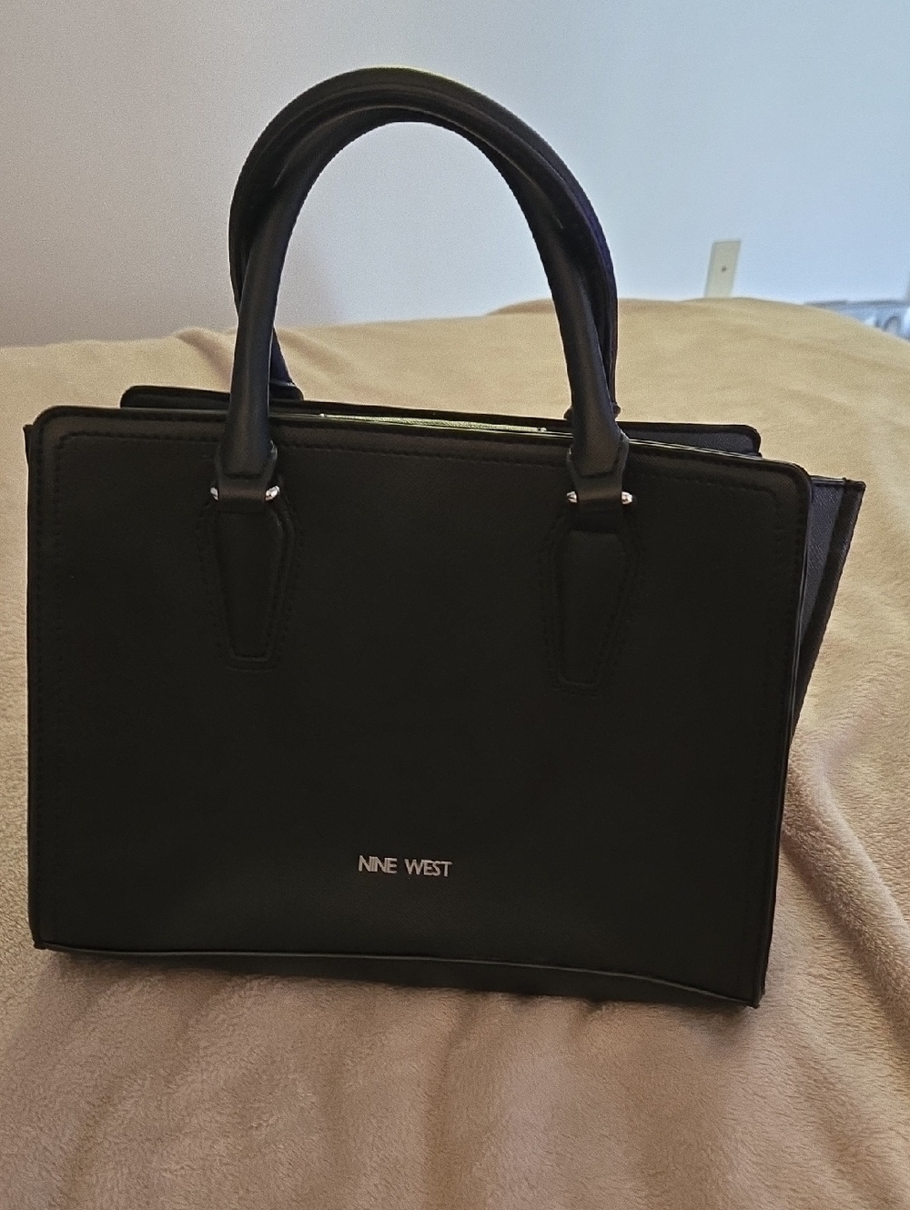 Nine West Black Top-Handle Tote